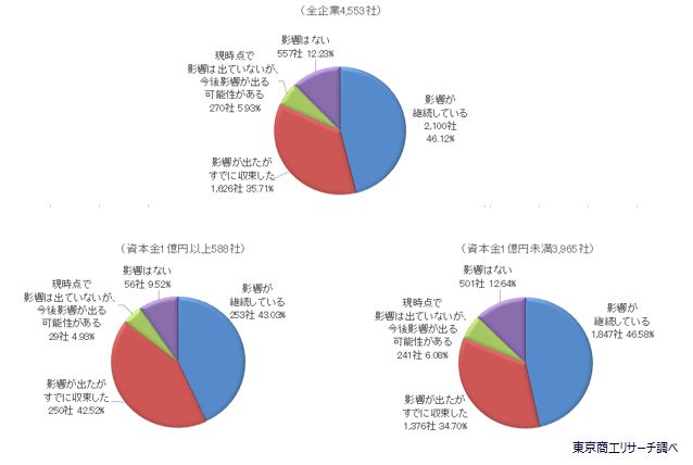 Q.新型コロナウイルスの発生は、企業活動に影響を及ぼしていますか？