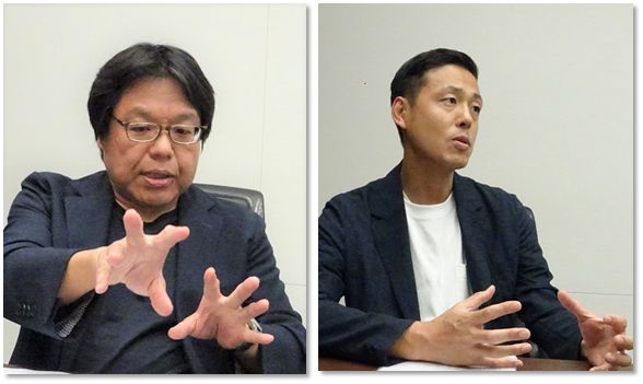 粟澤弁護士（左）と山本弁護士
