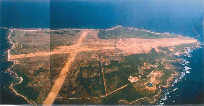 2009年12月馬毛島上空から撮影