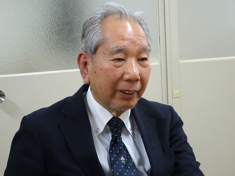 横浜市ラグビーフットボール協会・沼田会長（TSR撮影）